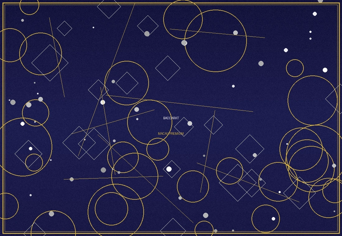 新葡京百家乐牌桌近景